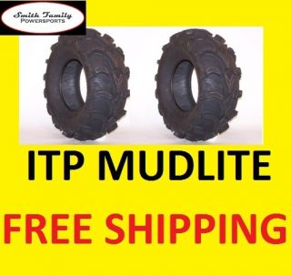 ITP Mud Lite at ATV New 25 Tires 25x10x12 25 10 12 Free Shipping