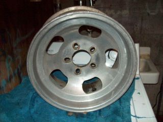 Vintage E T Aluminum Slot Wheel Rim Unilug 15x 7 1 2