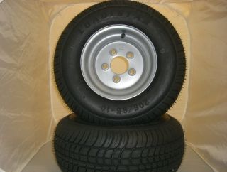 20 5x8x10 205 65 10 Triton Snowmobile Trailer Tire Load Range E Pair