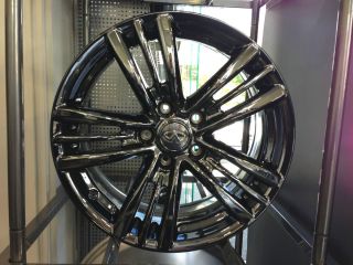 G25 G35 G37 17 Factory Black Chrome Rims Wheel Exchange