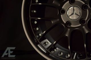 19 inch Mercedes C300 C320 C350 C63 Wheels Rims GT7 Matte Black