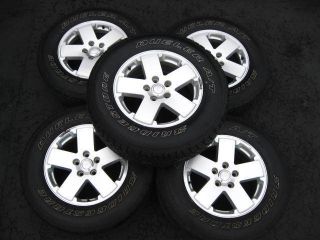Wrangler Sahara x 5 Spoke Factory Wheels Rims P255 70R18 Tires