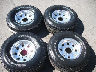 New 16 x 8 Alloy Wheels Lt 285 75 R16 General Grabber AT2 Tires