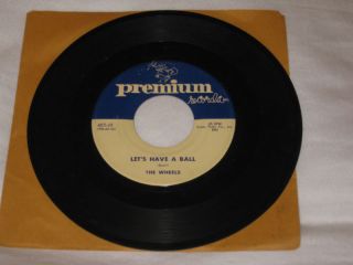 Vocal Group 45rpm Record The Wheels Premium 405