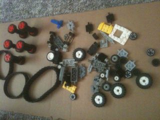 Bulk Lego Lot Wheels and Tire Pieces 50 Parts