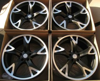Set for Nissan 370Z 350Z G35 Coupe Staggered Alloy Rims Set