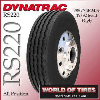 Dynatrac RS220 24 5LP Semi Truck Tires 24 5 Tires Semi Tires 24 5LP