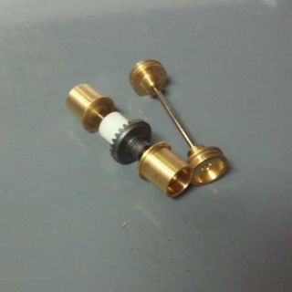 Brass Wheels for Tyco 440x2 Wide Chassis HO Slot Car Axles Rims