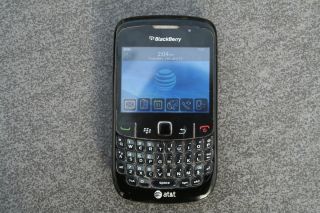 Blackberry 8520 Curve at T Black Great Condition