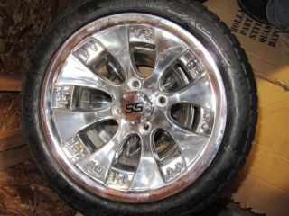  EXCEL 215 40 12 SPORTY GOLF CART 4 RIMS TIRES MOUNTED LUGS BRAND NEW