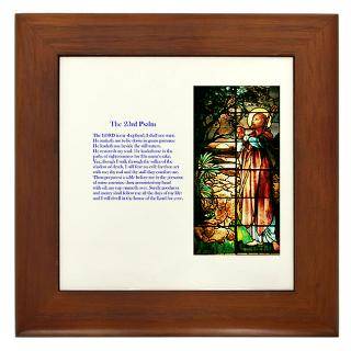 The 23rd Psalm  RALLEY stained glass designs on gifts and t shirts