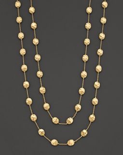 Siviglia Collection Large Bead Gold Necklace, 36L