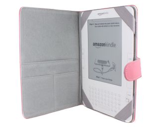 Bundle Monster New Kindle 2 Synthetic Leather Cover, Skin, Screen