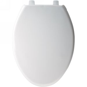 Church CH383SS 000 Universal Closed Front With Cover Elongated Toilet Seat