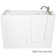 Ariel EZWT3048 Dual R Bath Series Walk In Bathtub 48 x 29 x 38 ADA Compliant Right Side Opening