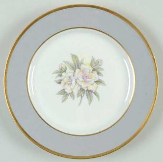Royal Jackson Countess Heirloom Gray (Gold) Bread & Butter Plate, Fine China Din