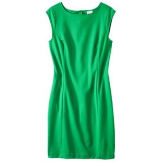Merona Womens Ponte Sheath Dress   Mahal Green   XL