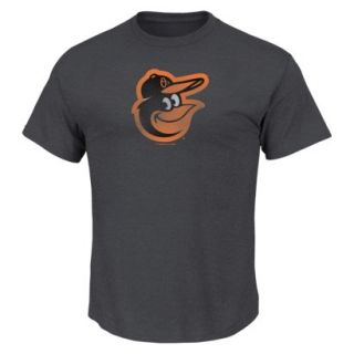 MLB Mens Baltimore Orioles Crew Neck T Shirt   Grey (S)