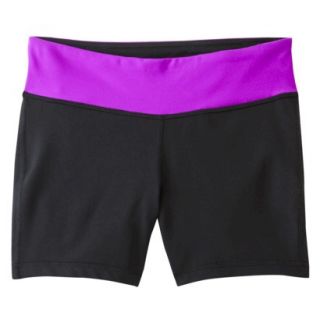 C9 by Champion Womens Premium Short Tight   Black/Purple M
