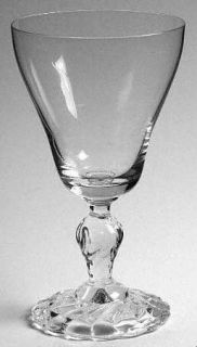 Fostoria Colonial Dame Clear Water Goblet   Stem #5412, Clear