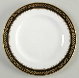 Coalport Sable Wheat Bread & Butter Plate, Fine China Dinnerware   Gold Laurel,