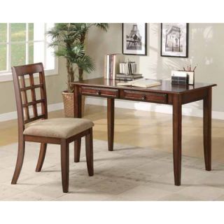 Wildon Home ® Hartland Writing Desk and Chair Set 800778 Finish: Chestnut