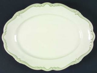 Rosenthal   Continental R498 13 Oval Serving Platter, Fine China Dinnerware   P