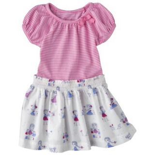 Cherokee Infant Toddler Girls Short Sleeve Dress   Strawberry Shake 5T