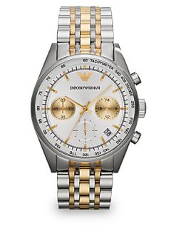 Emporio Armani Stainless Steel Chronograph Watch   Stainless Steel