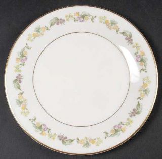 Royal Doulton Symphony Salad Plate, Fine China Dinnerware   Multicolor Floral Ba