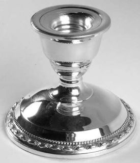 International Silver Cameo (Sterling, 1936, Hollowware) Console Candleholder   S