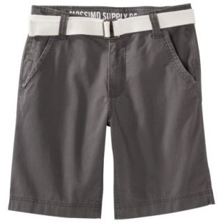 Mossimo Supply Co. Mens Belted Flat Front Shorts   Hot Coffee 32