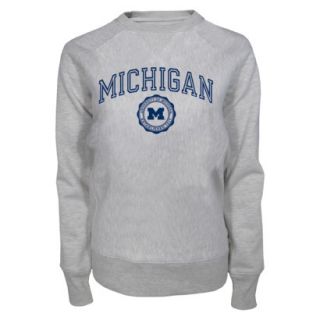 NCAA GREY LADIES LS RAGLAN MICH   L