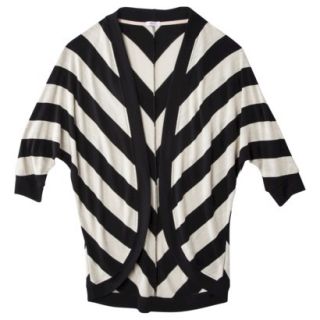 Xhilaration Juniors Open Cardigan   Black/Basin L(11 13)