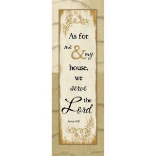Plaque   Serve the Lord 12x36