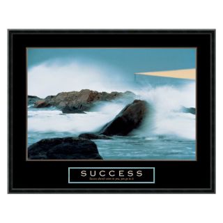 J and S Framing LLC Success Lighthouse Framed Wall Art   29.02W x 23.02H in.