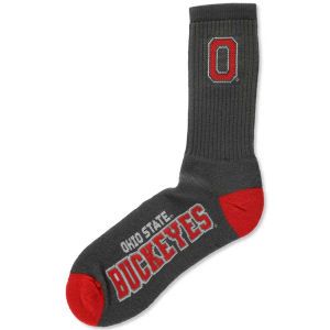 Ohio State Buckeyes For Bare Feet Deuce Crew 504 Socks