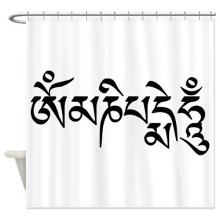 CafePress Om Mani Padme Hum Shower Curtain Free Shipping! Use code FREECART at Checkout!