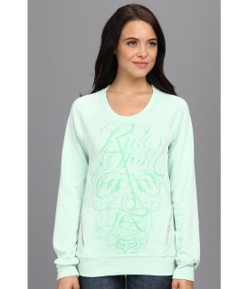Fox Reborn Pullover Womens Sweatshirt (Green)