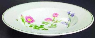 Portmeirion Welsh Wild Flowers Large Rim Soup Bowl, Fine China Dinnerware   Diff