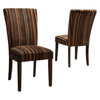 Dining Chair: Dolce Chair   Stripe Print (Set of 2)