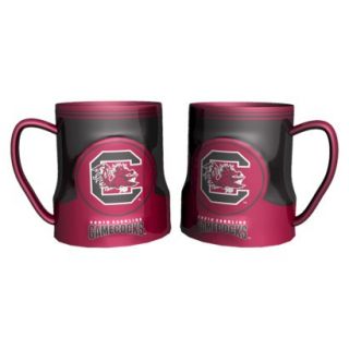 Boelter Brands NCAA 2 Pack South Carolina Gamecocks Game Time Coffee Mug   Red/
