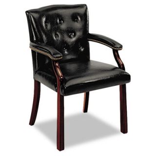 HON 6540 Series Guest Arm Office Chair HON6545NEJ65 Upholstery: Black Vinyl