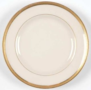 Lenox China Hanover (Cream) Bread & Butter Plate, Fine China Dinnerware   Gold E