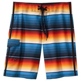 Mossimo Supply Co. Mens 11 Board Shorts   Ombre Stripes 38