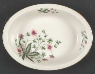 Lenox China Country Garden 9 Oval Vegetable Bowl, Fine China Dinnerware   Pink/