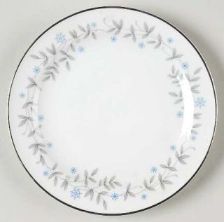 Franconia   Krautheim Arietta Bread & Butter Plate, Fine China Dinnerware   Blue