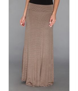 Gabriella Rocha Stripe Maxi Skirt Womens Skirt (Tan)