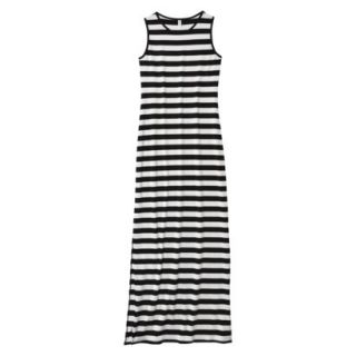 Xhilaration Juniors Striped Maxi Dress   Black/White XXL(19)