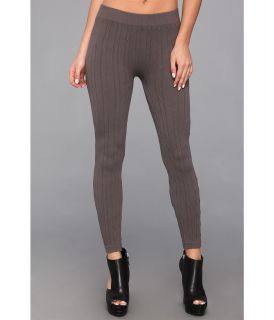 Gabriella Rocha Cable Knit Legging Womens Casual Pants (Gray)